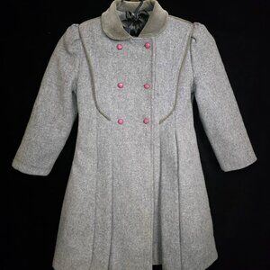 Vintage Rothschild Wool Coat Velvet Collar size 7